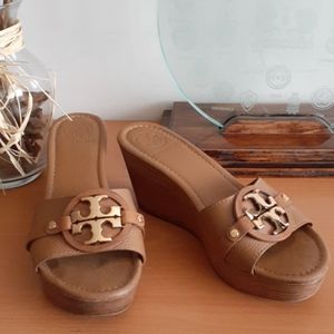 Tory Burch Patti Platform Slip on Sandals 8.5